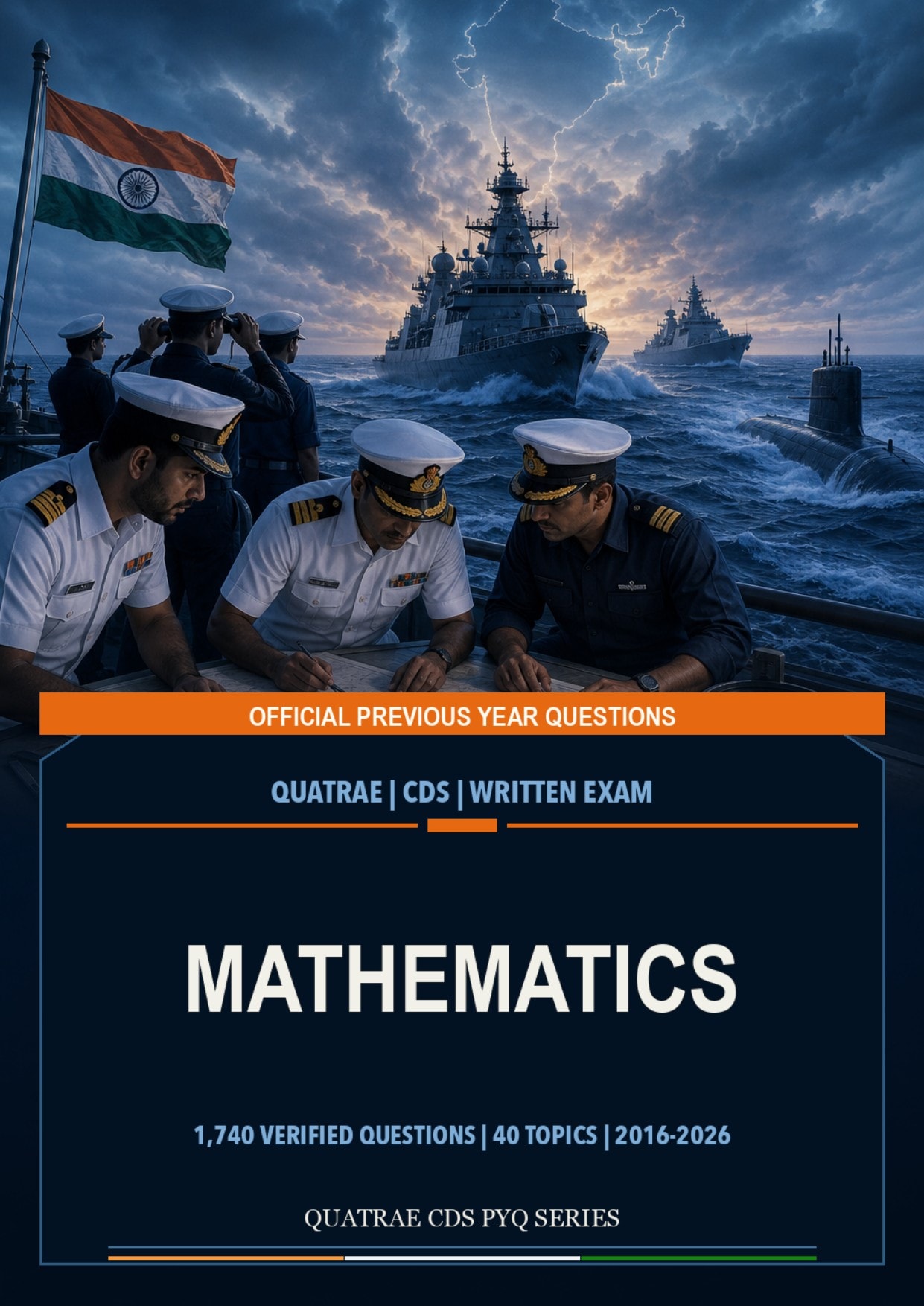 CDS Mathematics - 11 Years of PYQs (2016-2026)