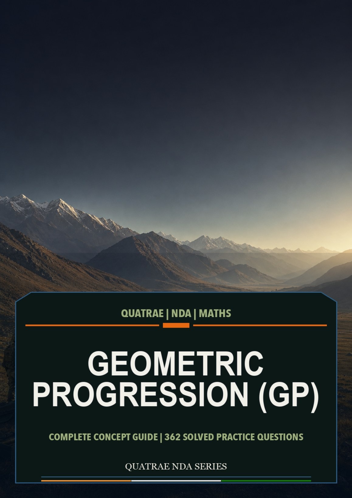 Geometric Progression (GP) cover
