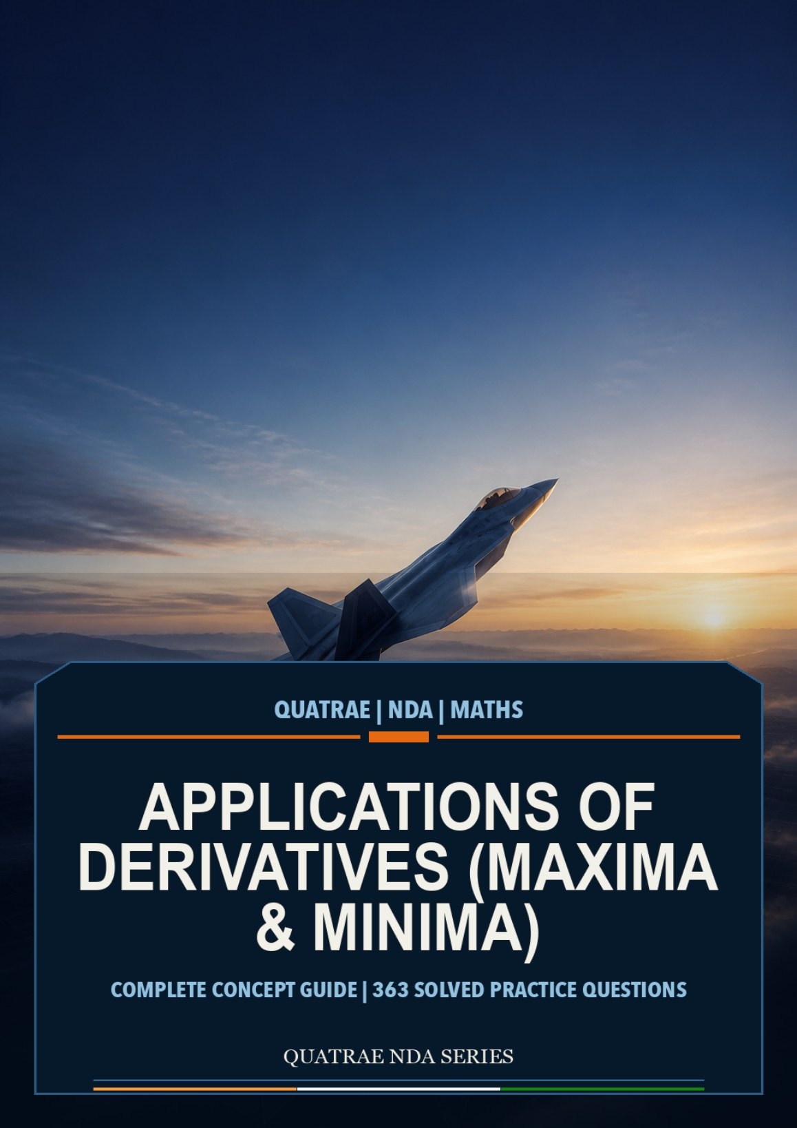 Applications of Derivatives (Maxima & Minima) cover