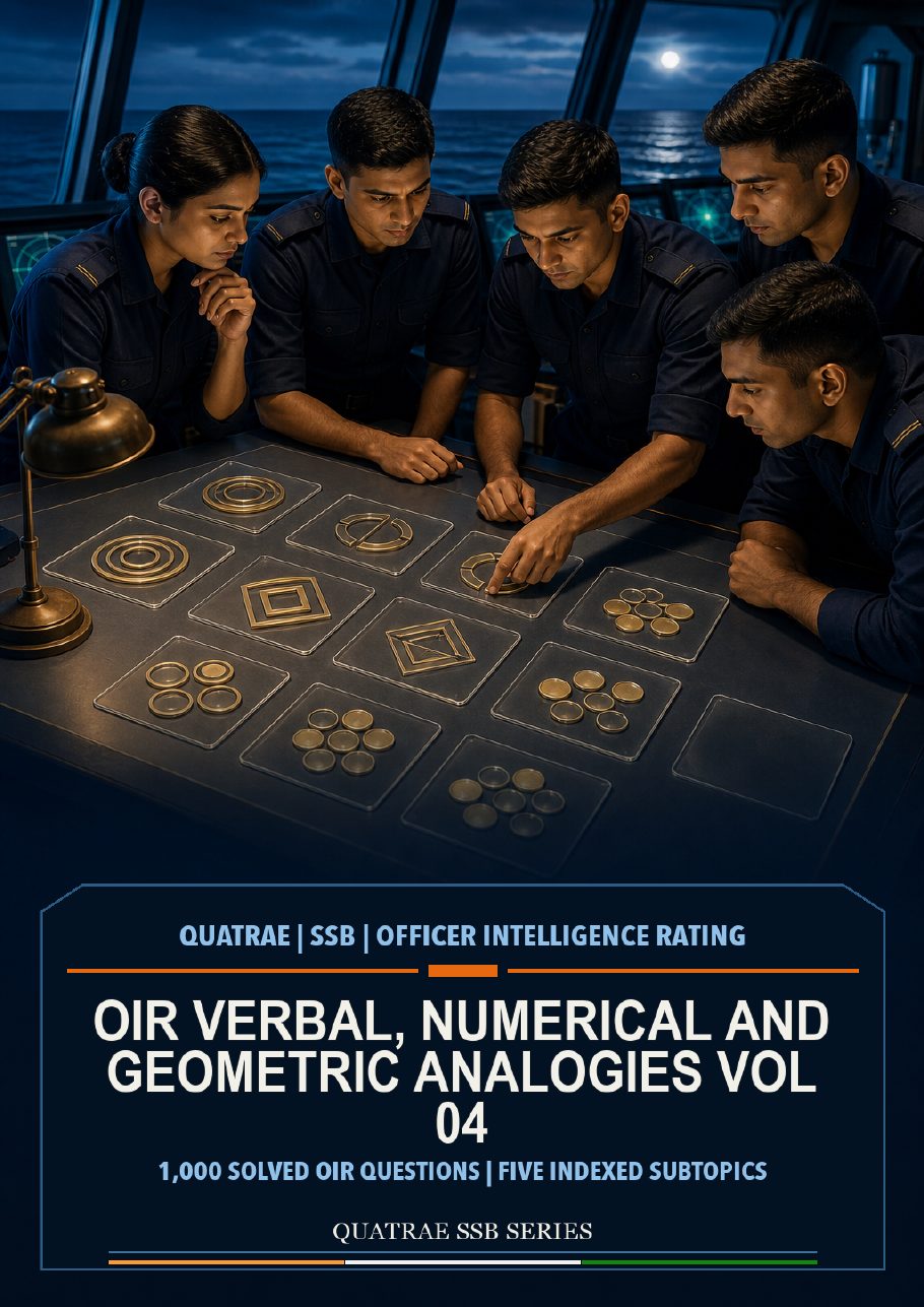 OIR Verbal, Numerical & Geometric Analogies — Volume 4 cover