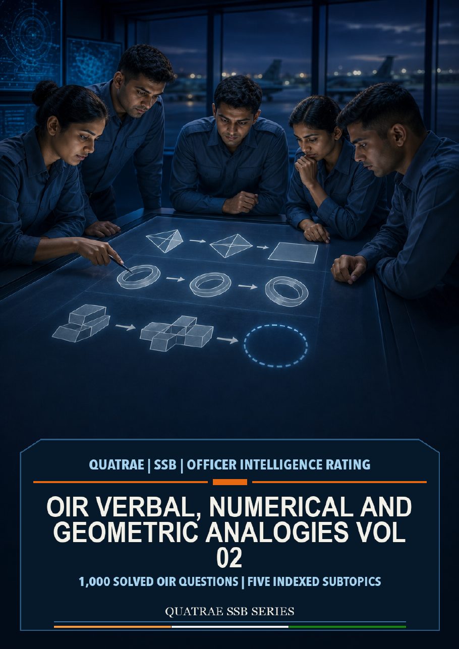 OIR Verbal, Numerical & Geometric Analogies — Volume 2